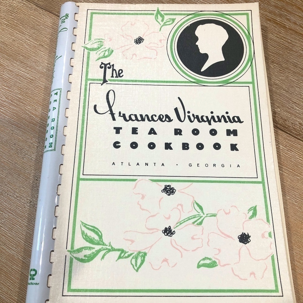 VINTAGE 1981The Frances Virginia Tea Rook Cookbook, by Millie Coleman